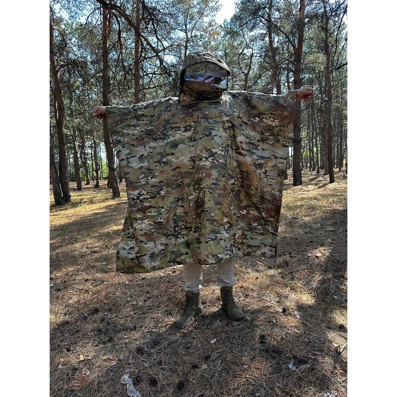 H-2507 Full-Coverage Thermal Poncho — view 1