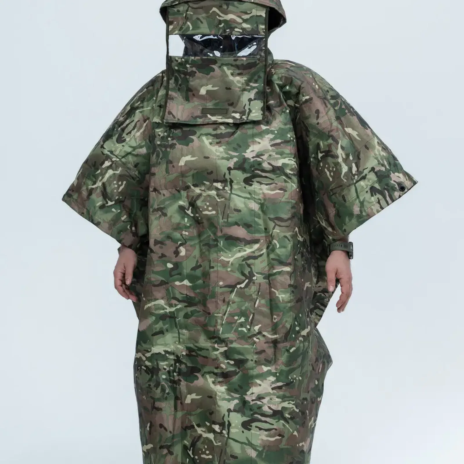 Multi 3 Layered Poncho Cloak — view 1