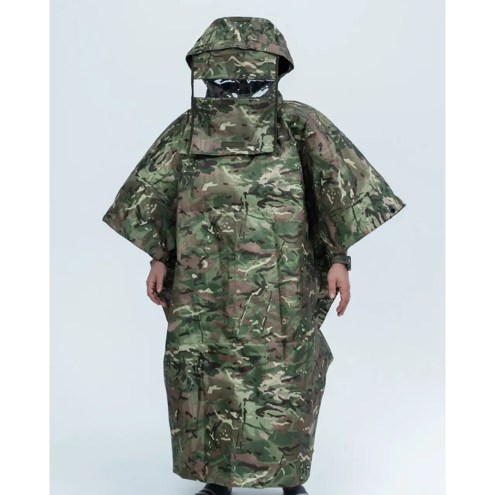 Multi 3 Layered Poncho Cloak — view 1